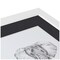ArtToFrames Collage Photo Picture Frame with 3 - 2.5x3 inch Openings, Framed in White with Over 62 Mat Color Options and Regular Glass (CSM-3966-7649)